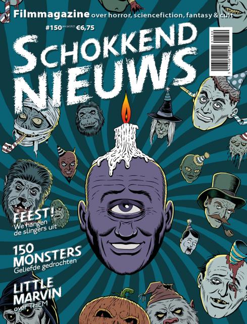 SCHOKKEND NIEUWS magazine side cover Issue 150  June/July 2021
