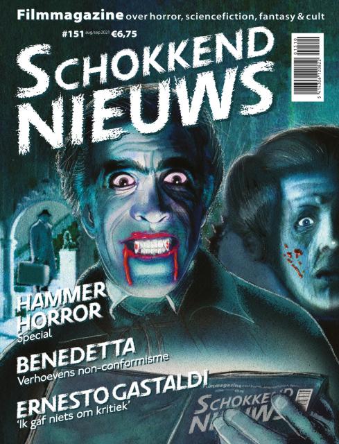 SCHOKKEND NIEUWS magazine side cover Issue 151  August/September 2021