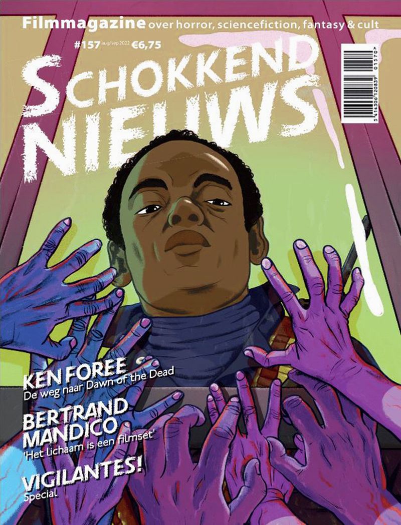SCHOKKEND NIEUWS magazine side cover Issue 157  August/September 2022