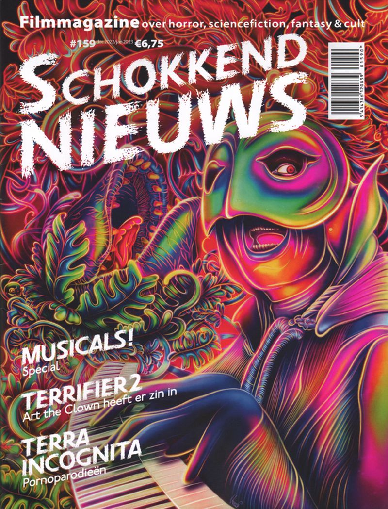 SCHOKKEND NIEUWS magazine side cover Issue 159  December 2022/ January 2023 