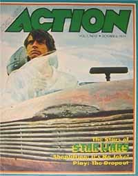 SCHOLASTIC ACTION magazine side cover  Vol 1 No  2 6 October 1977