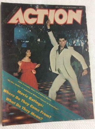 SCHOLASTIC ACTION magazine side cover  Vol 1 No  6 1 December 1977