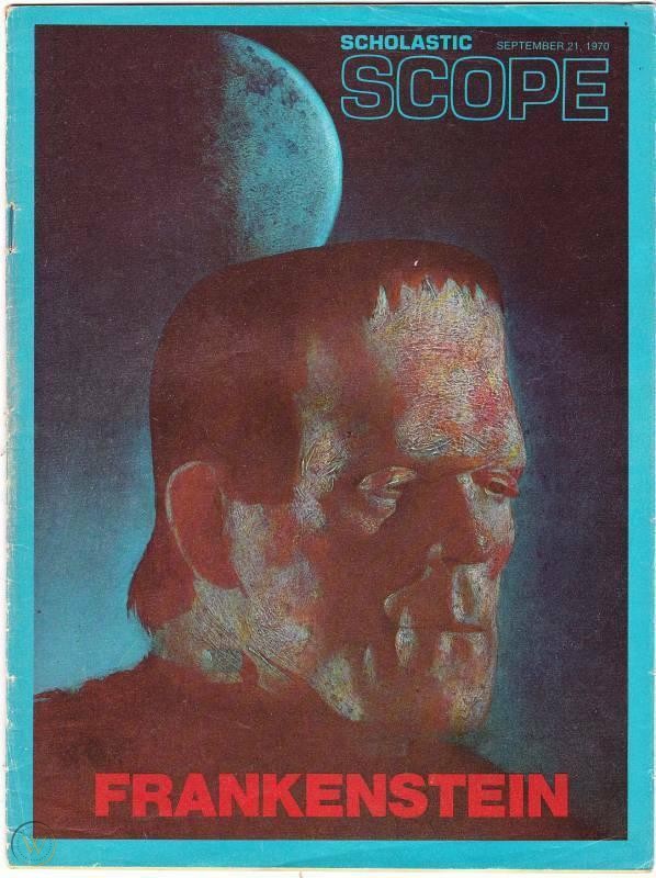 SCHOLASTIC SCOPE magazine side cover 21 September 1970