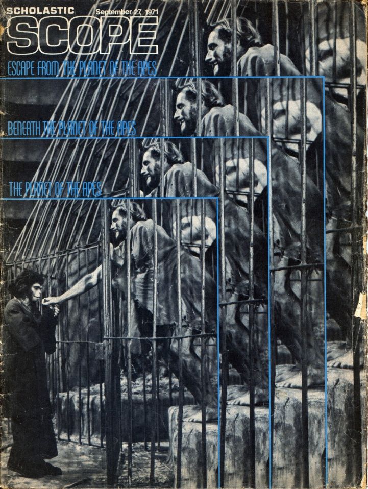 SCHOLASTIC SCOPE magazine side cover 27 September 1971