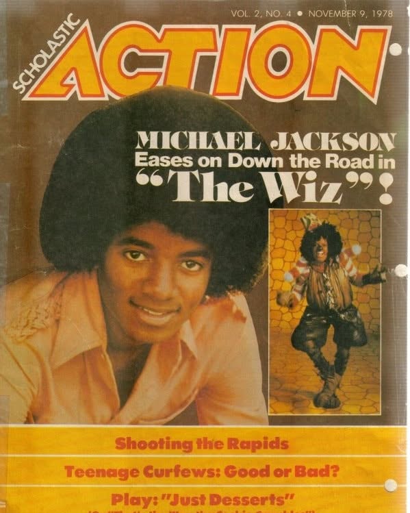 SCHOLASTIC ACTION magazine side cover  Vol 2 No  4 9 November 1978