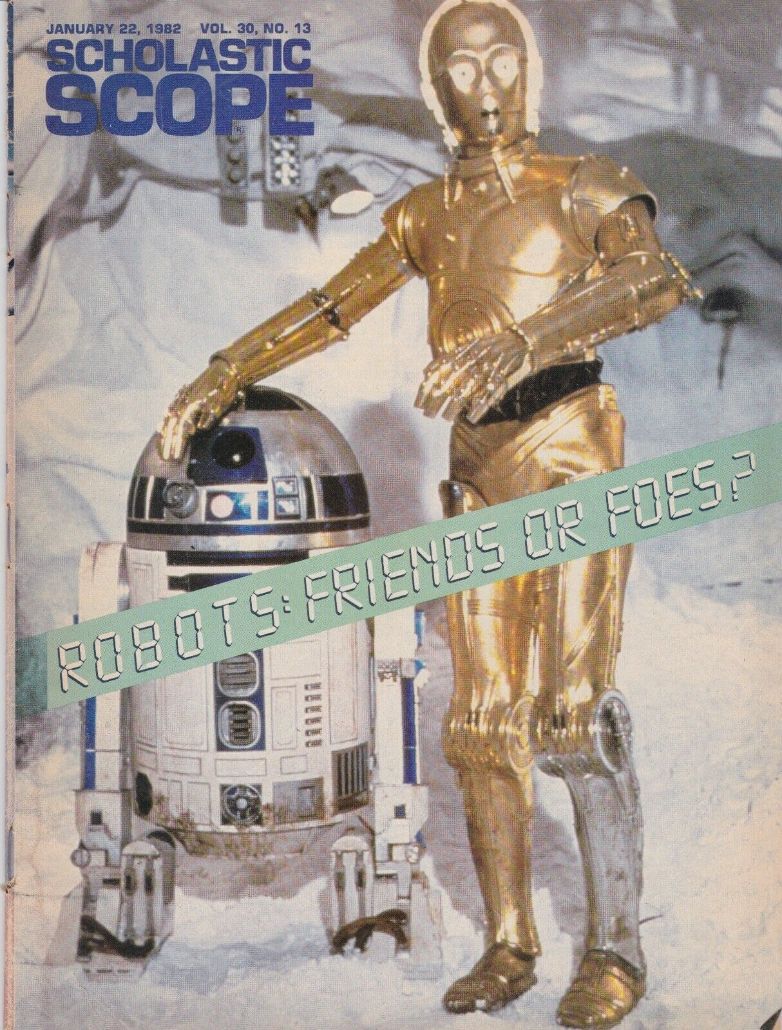 SCHOLASTIC SCOPE magazine side cover 22 January 1982