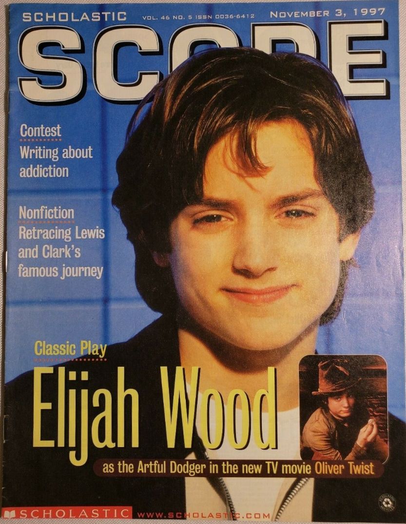SCHOLASTIC SCOPE magazine side cover 3 November 1997