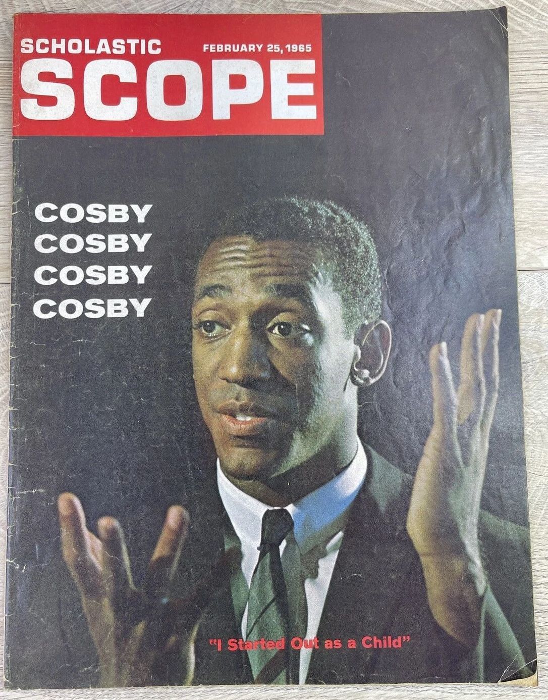 SCHOLASTIC SCOPE magazine side cover 25 February 1965