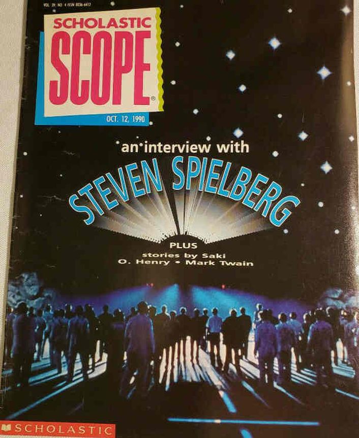 SCHOLASTIC SCOPE magazine side cover 12 October 1990