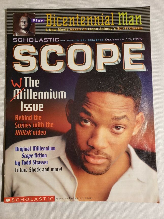 SCHOLASTIC SCOPE magazine side cover 13 December 1999