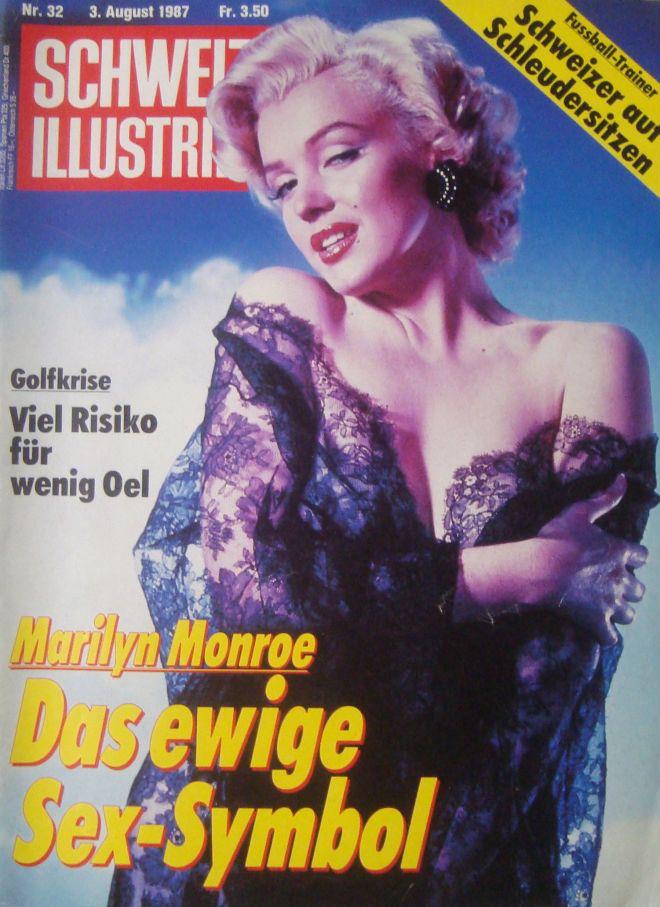 SCHWEIZER ILLUSTRIERTE magazine side cover 3 August 1987