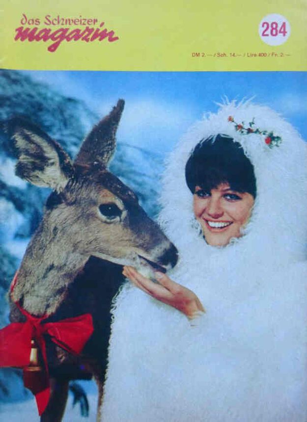 SCHWEIZER MAGAZIN |DAS magazine side cover Issue 284   1966