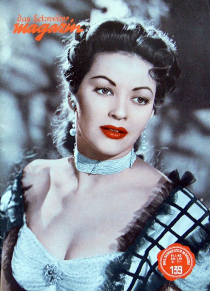 SCHWEIZER FILM magazine side cover Issue 139  1954