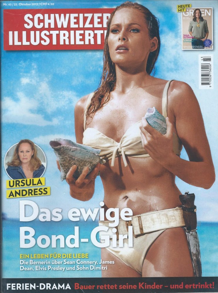 SCHWEIZER ILLUSTRIERTE magazine side cover October 2012