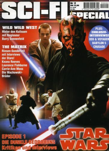 SCI-FI SPECIAL magazine side cover Issue 2 August 1999