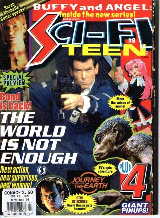 SCI-FI TEEN magazine side cover Issue 8 November 1999