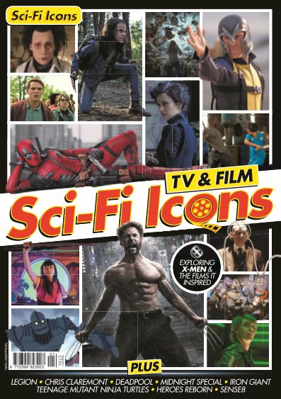 SCI-FI ICONS magazine side cover Issue 1 April 2017