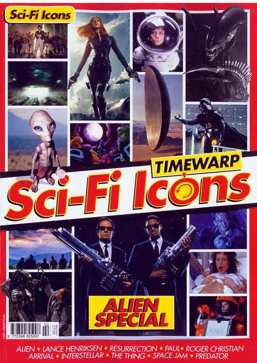 SCI-FI ICONS magazine side cover Issue 2 May 2017