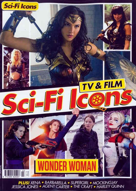 SCI-FI ICONS magazine side cover Issue 3 June 2017