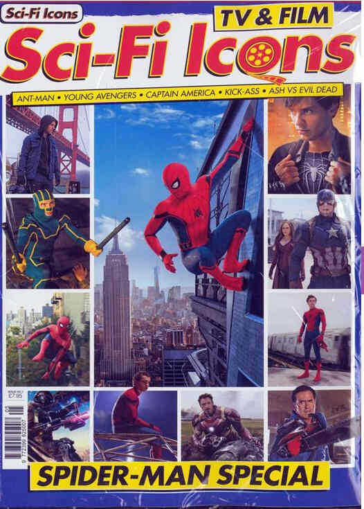 SCI-FI ICONS magazine side cover Issue 5 August 2017