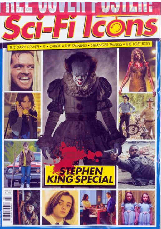 SCI-FI ICONS magazine side cover Issue 6 September 2017