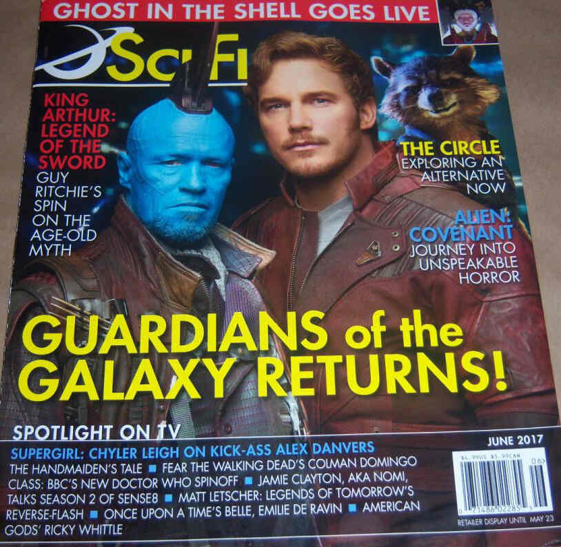 SCI FI magazine side cover June 2017