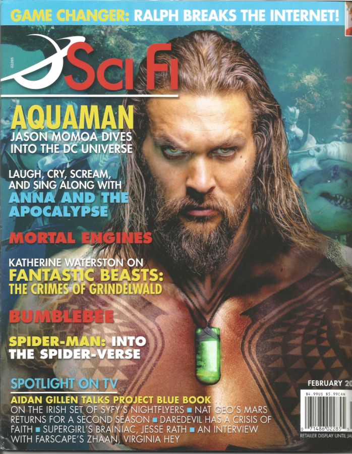 SCI FI magazine side cover  February 2019