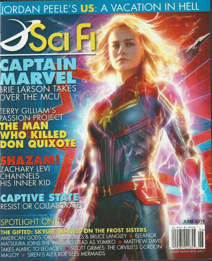 SCI FI magazine side cover  June 2019