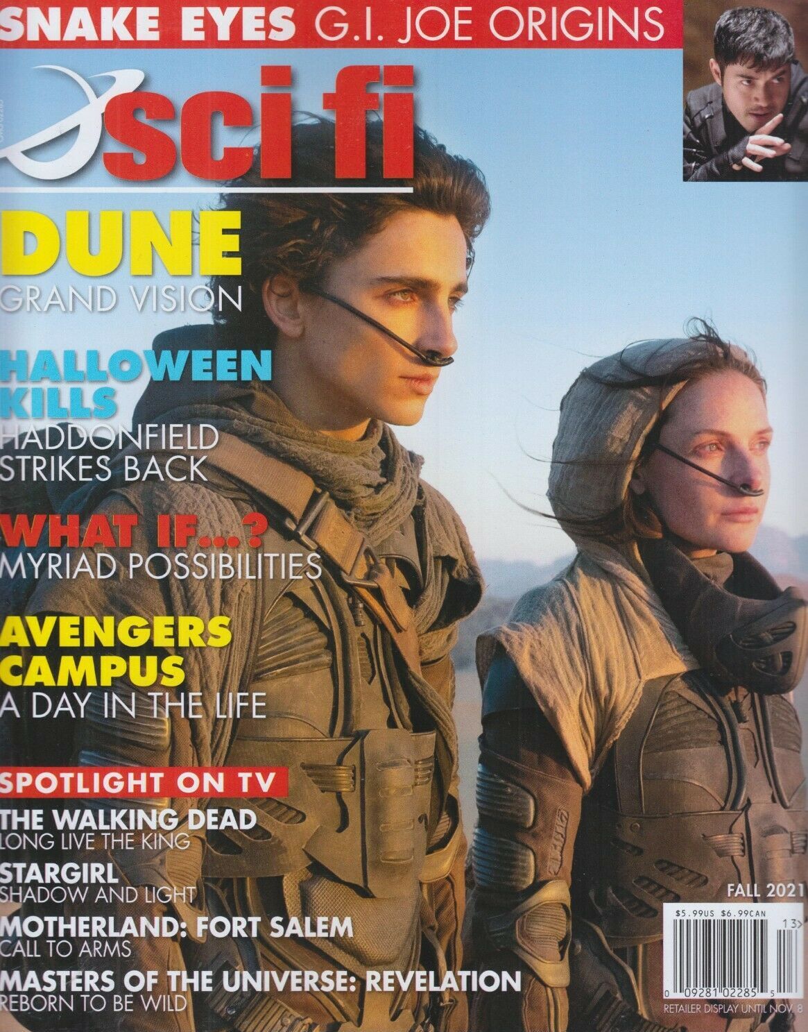 SCI FI magazine side cover Fall 2021