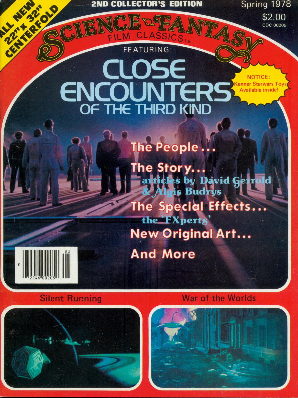 SCIENCE AND FANTASY FILM CLASSICS magazine side cover Issue 2 Spring 1978