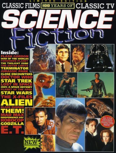 SCIENCE FICTION (Highbury) magazine side cover  1999