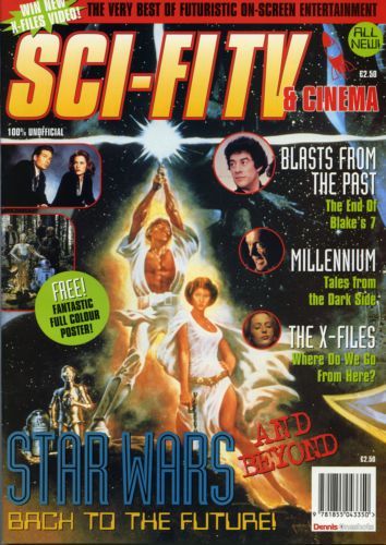 SCI-FI TV AND CINEMA magazine side cover Issue 1  1997