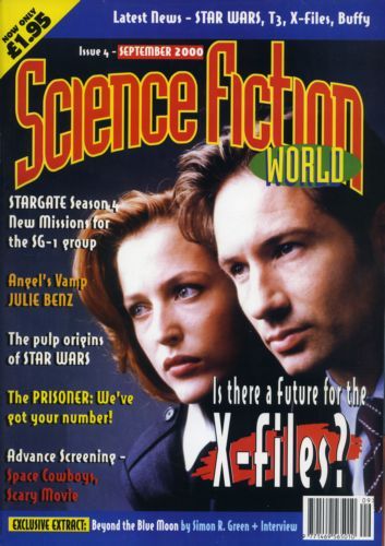 SCIENCE FICTION WORLD magazine side cover Issue 4 September 2000