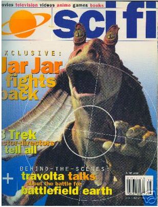 SCI FI magazine side cover June 2000