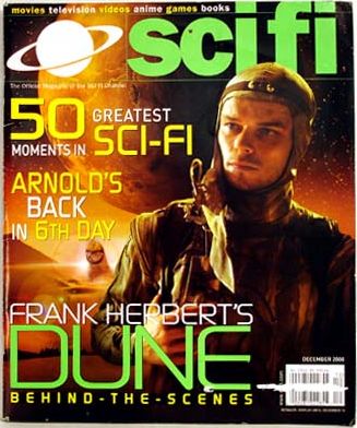SCI FI magazine side cover December 2000