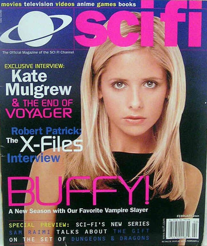 SCI FI magazine side cover February 2001