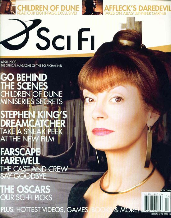 SCI FI magazine side cover  Vol 9 # 2 April 2003