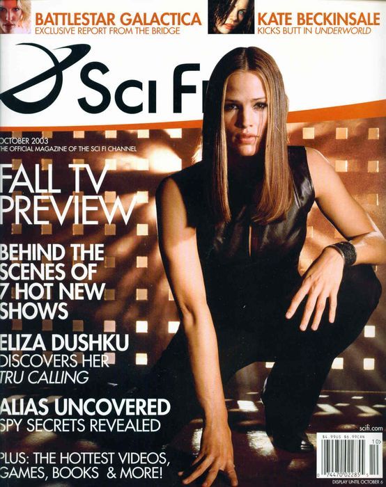 SCI FI magazine side cover  Vol 9 # 5 October 2003