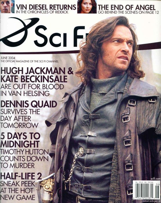 SCI FI magazine side cover  Vol 10 # 3 June 2004