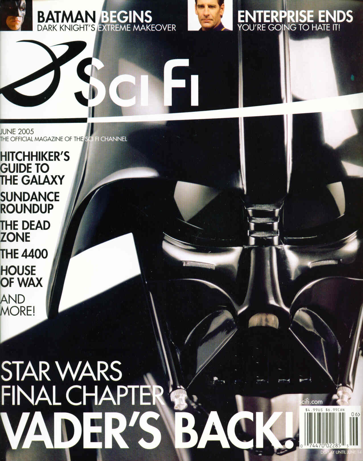 SCI FI magazine side cover  Vol 11 # 3 June 2005