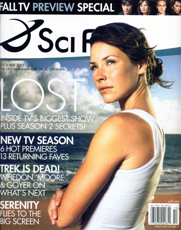 SCI FI magazine side cover  Vol 11 # 5 October 2005