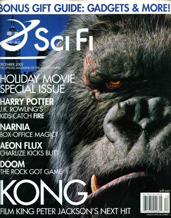 SCI FI magazine side cover  Vol 11 # 6 December 2005