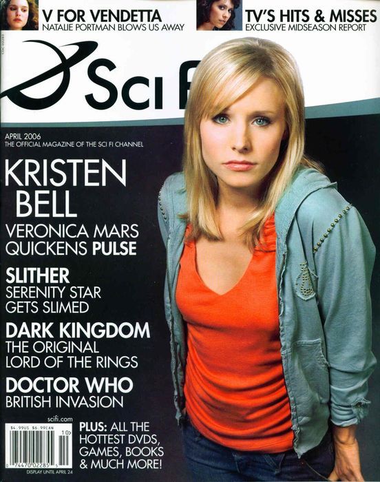 SCI FI magazine side cover  Vol 12 # 2 April 2006