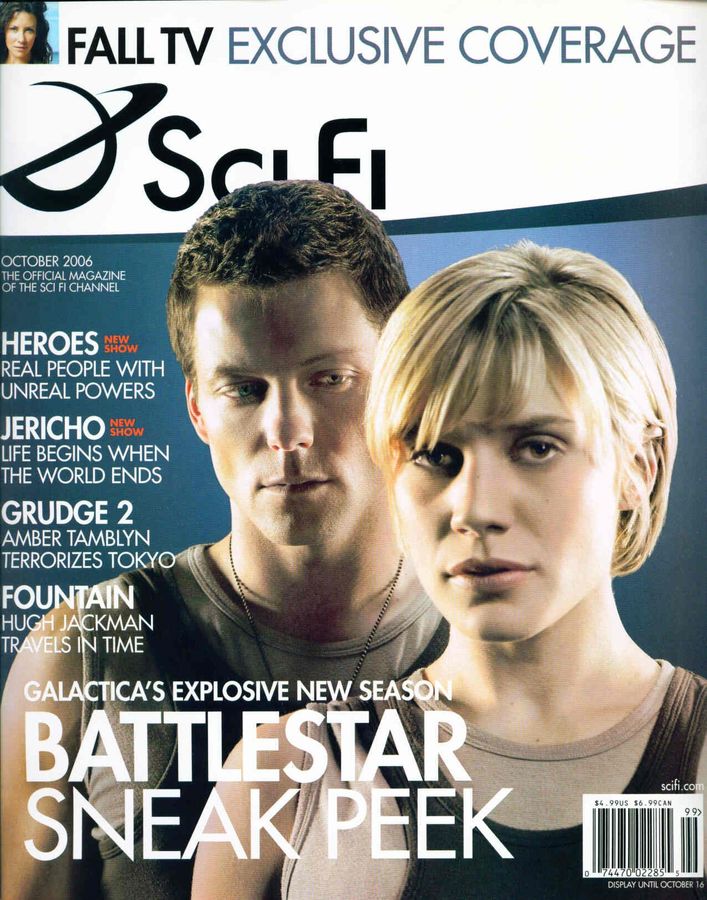 SCI FI magazine side cover  Vol 12 # 5 October 2006