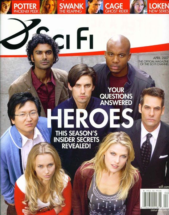 SCI FI magazine side cover  Vol 13 # 2 April 2007