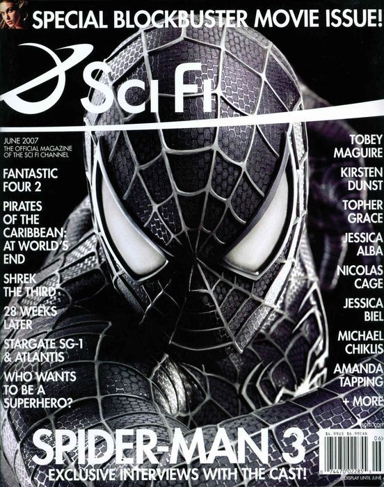 SCI FI magazine side cover  Vol 13 # 3 June 2007