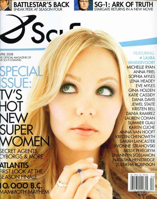 SCI FI magazine side cover  Vol 14 # 2 April 2008