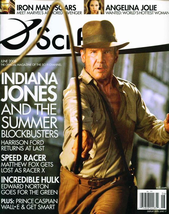 SCI FI magazine side cover  Vol 14 # 3 June 2008