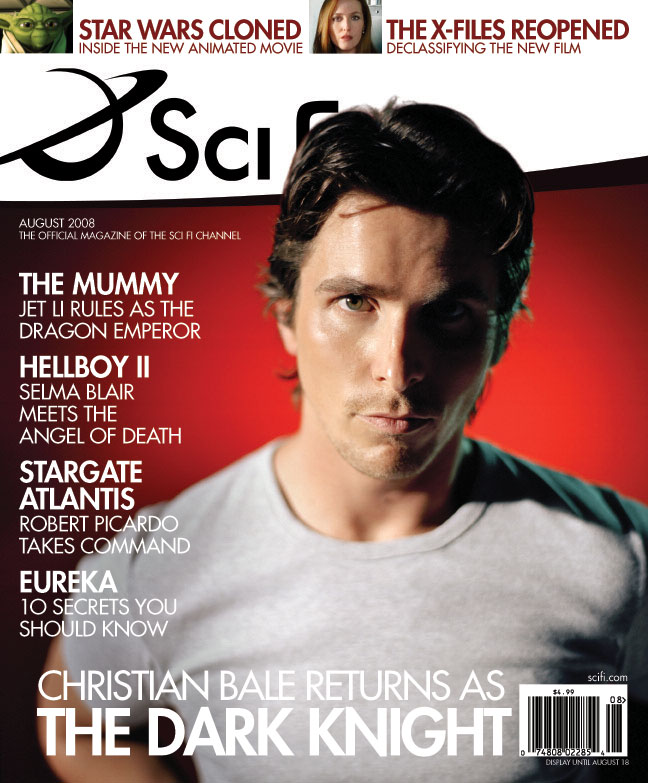 SCI FI magazine side cover  Vol 14 # 4 August 2008