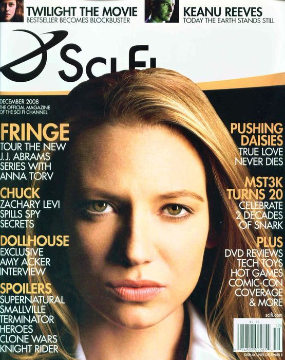 SCI FI magazine side cover  Vol 14 # 6 December 2008